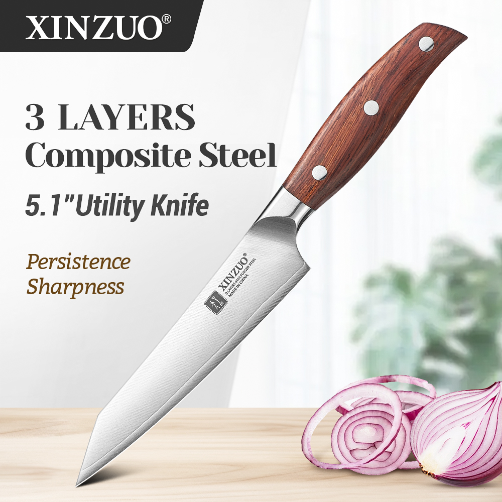 High Tech Kitchen Accessories - XINZUO 5.1 Inches Utility Knife 440C
