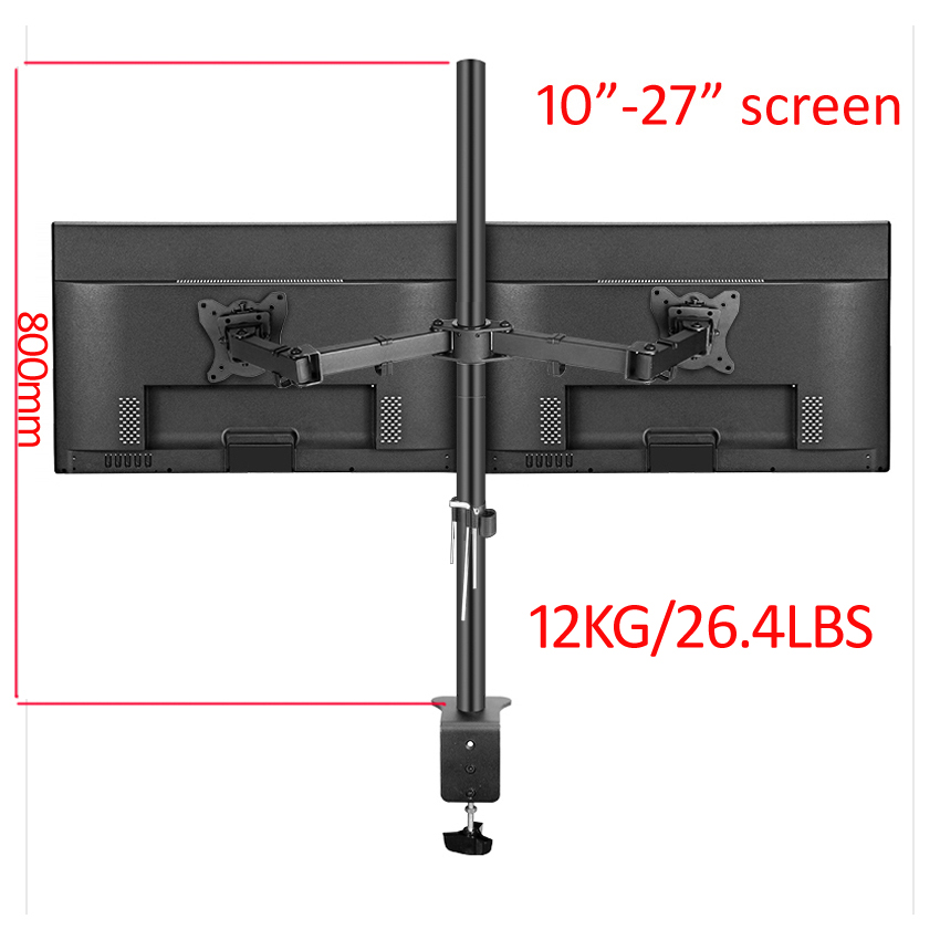 Monitor Arm Single - T902-280 360 rotate steel 10