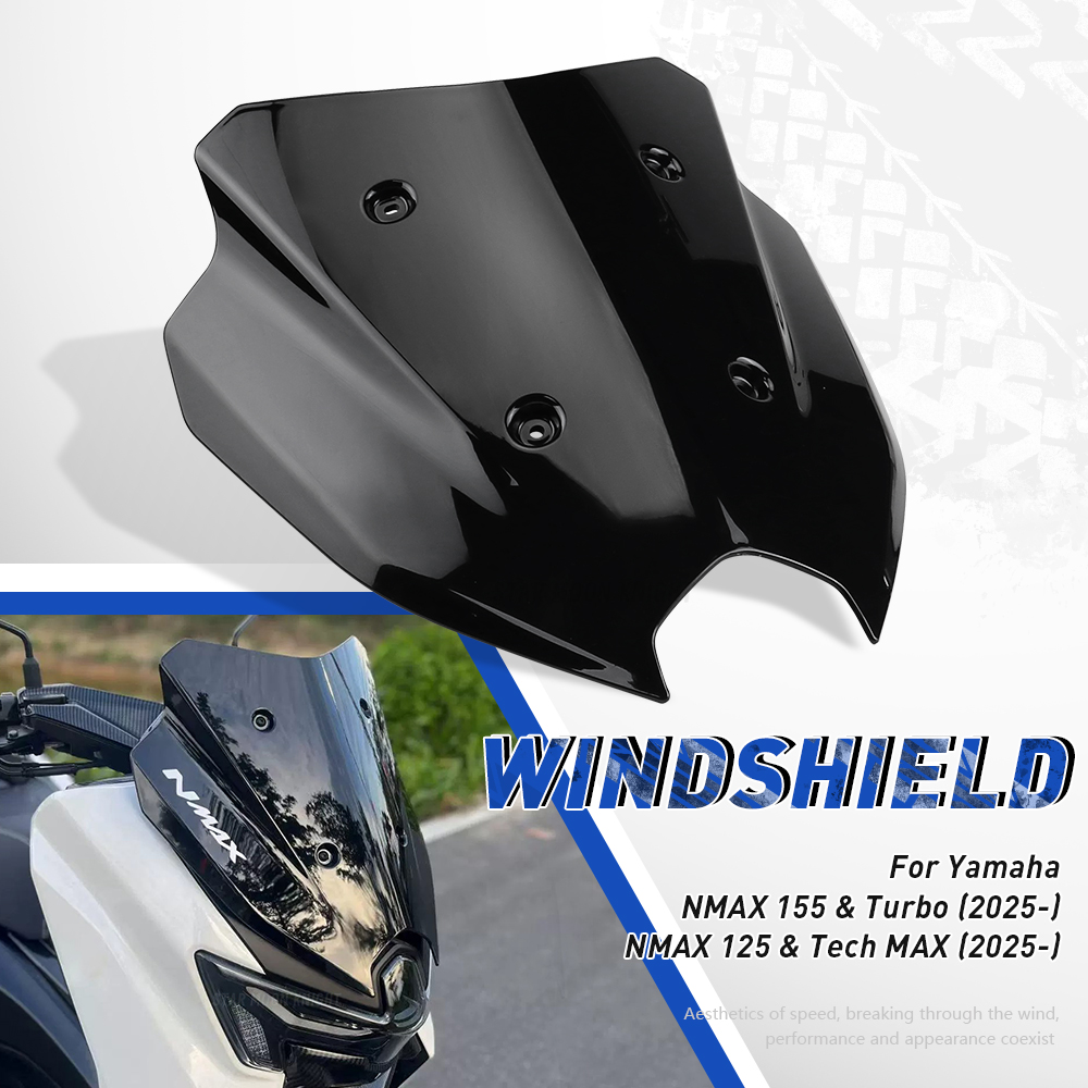 Nmax Tech Max Accessories - Motorcycle Windshield For Yamaha NMAX 125