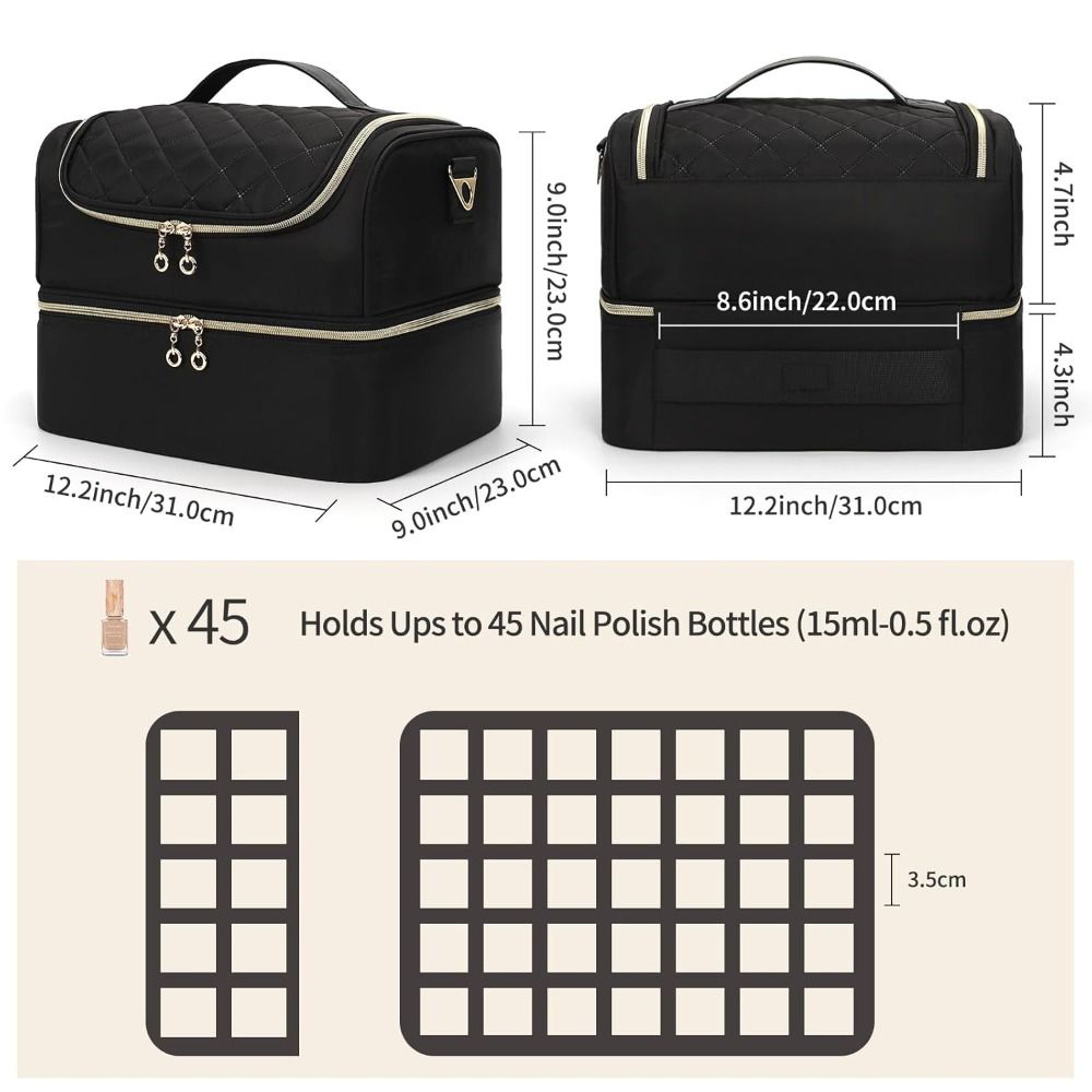 Double Layer Nail Polish Organ - Tech Woven Accessories ulasan dan harga