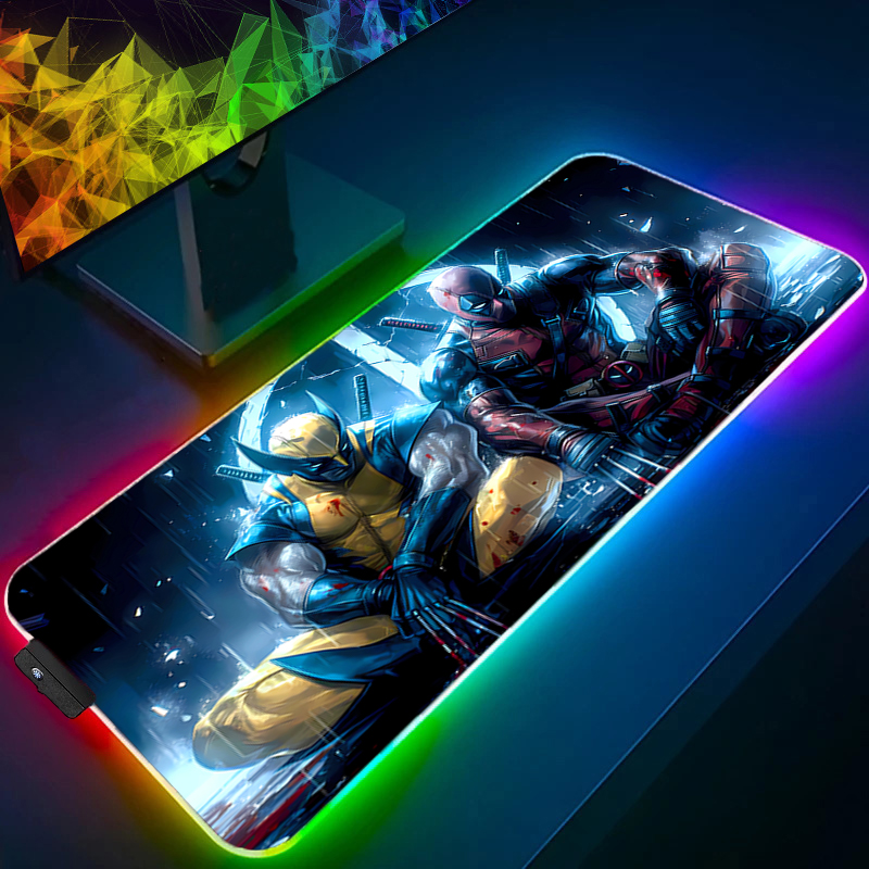 LED Mouse Pad Gaming Backlight - Tech Accessories Desk ulasan dan harga