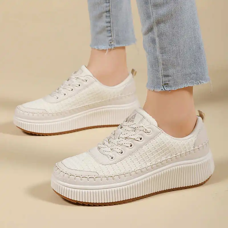 Brown Shoes Woman Flats Autumn - Tech Accessories Dropshipping ulasan dan harga