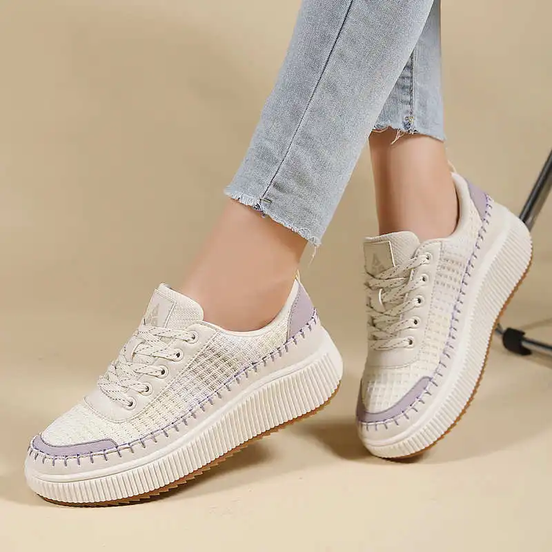 Brown Shoes Woman Flats Autumn - Tech Accessories Dropshipping ulasan dan harga