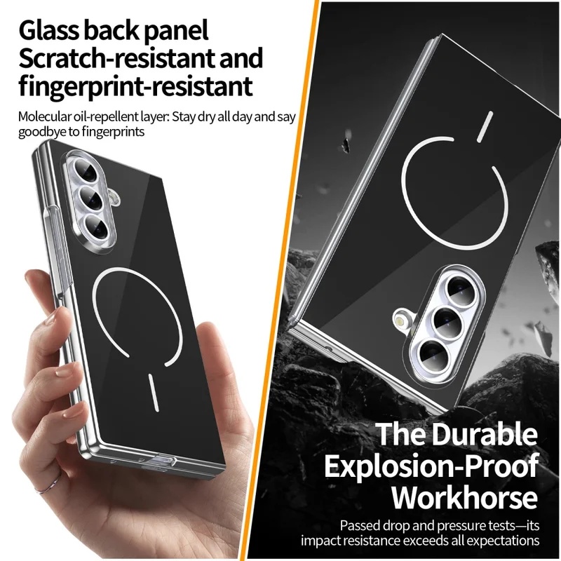 Glass Magnetic Folding Phone C - Tech Accessories Dropshipping ulasan dan harga