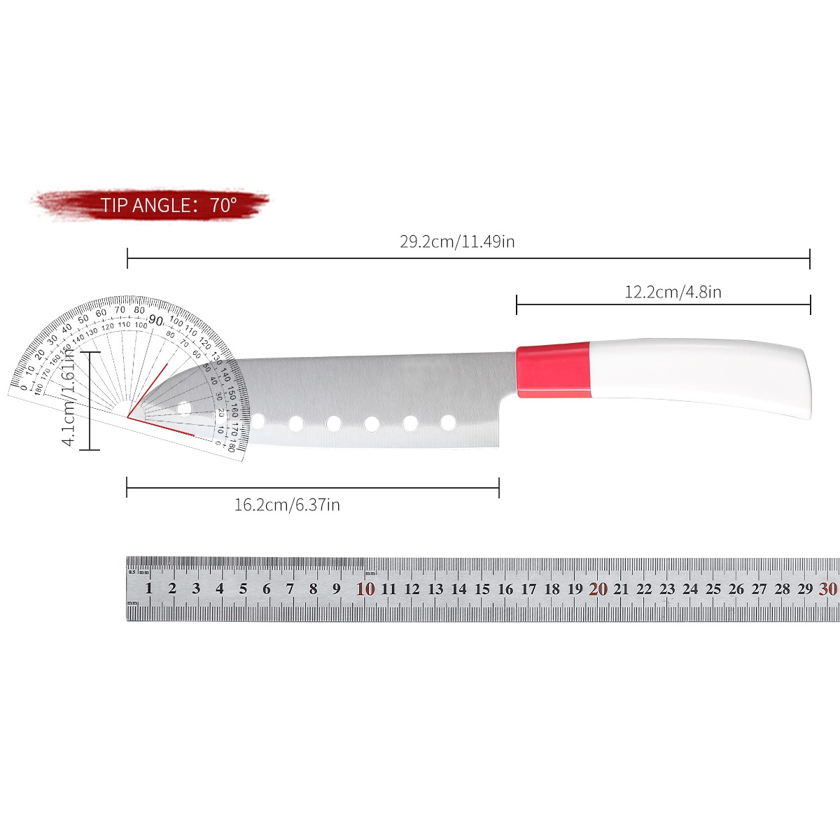 Stainless Steel Kitchen Knives - High Tech Kitchen Accessories ulasan dan harga