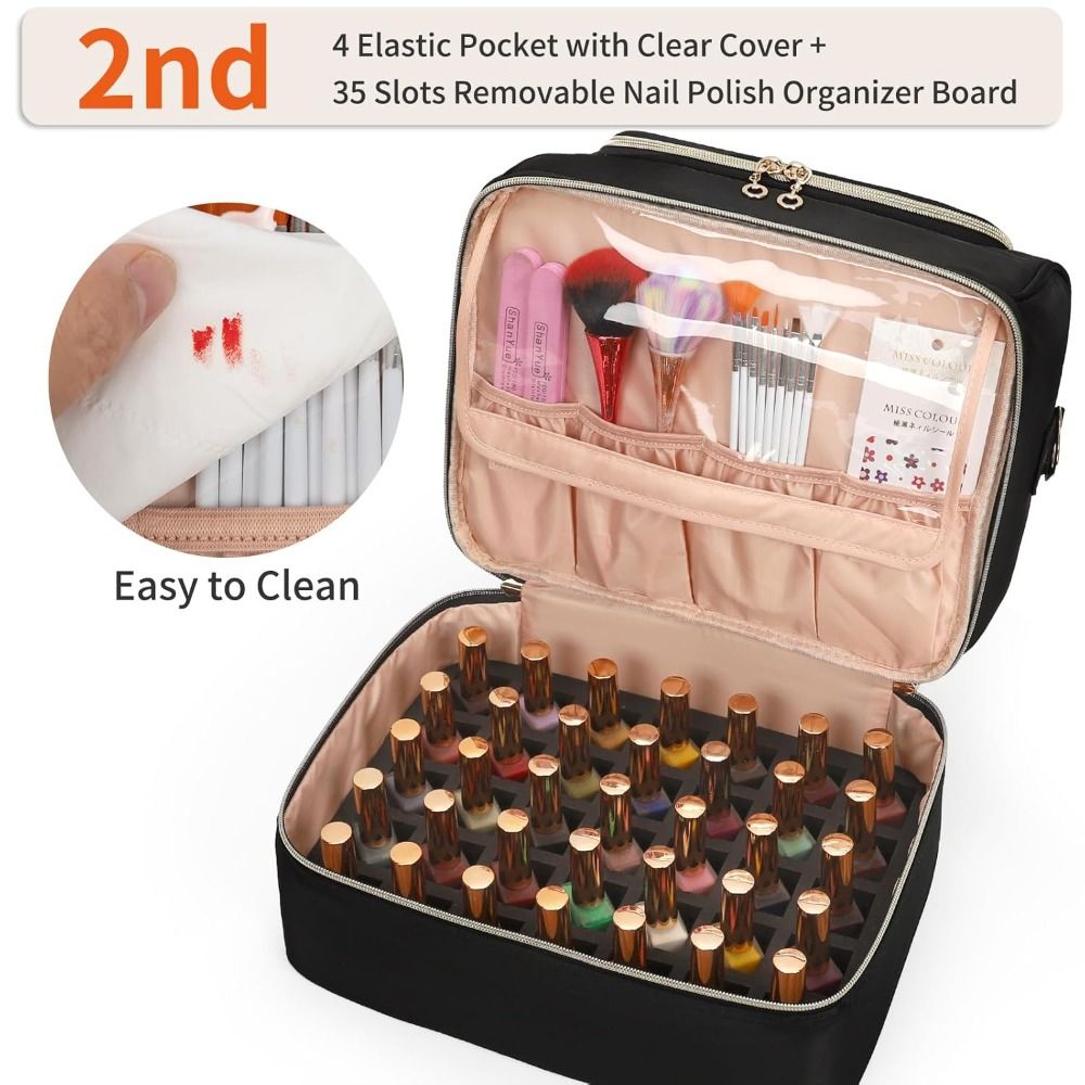 Double Layer Nail Polish Organ - Tech Woven Accessories ulasan dan harga