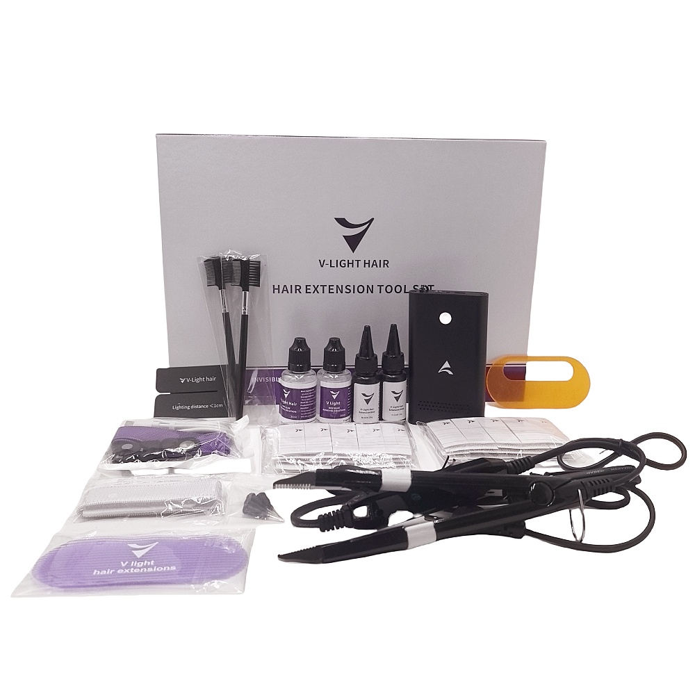 Black V-Light Seamless Hair Ex - Tech Lighting Accessories ulasan dan harga