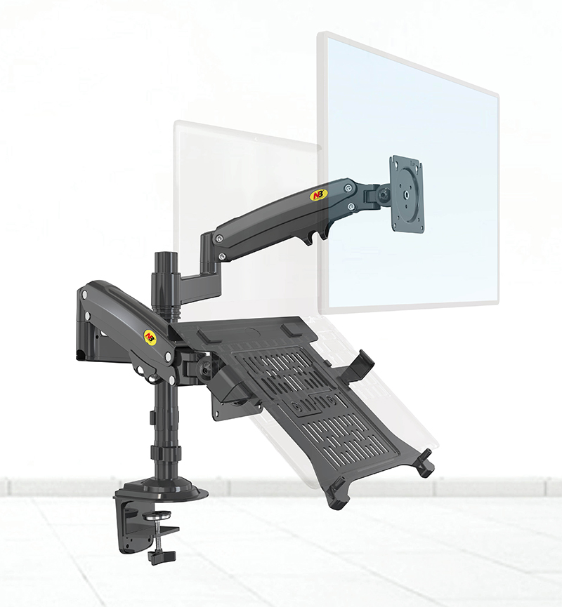Desktop NB H180-FP Gas Spring  - Monitor Arm Single ulasan dan harga