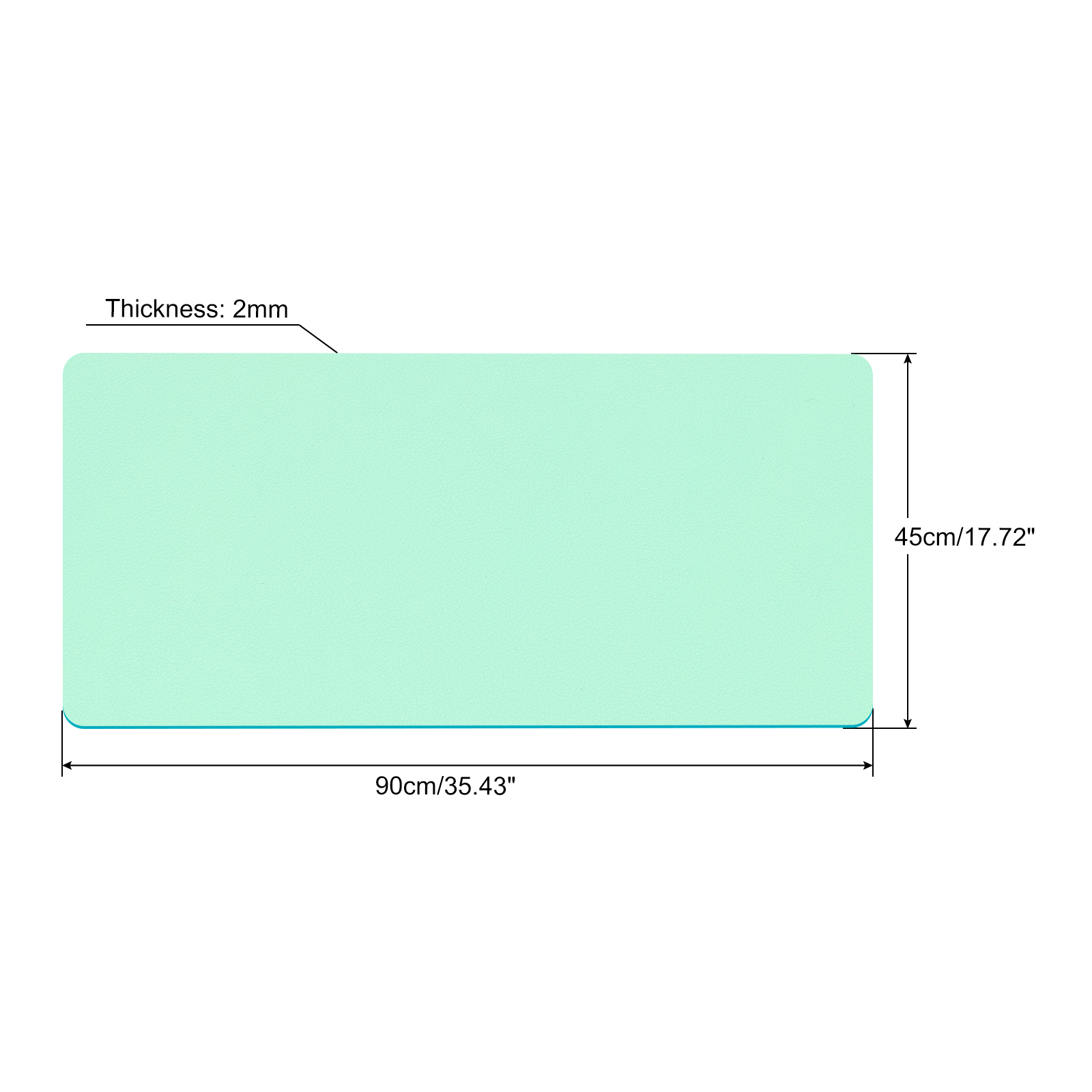 Office Desk Mat Protector PU L - Tech Accessories Desk ulasan dan harga