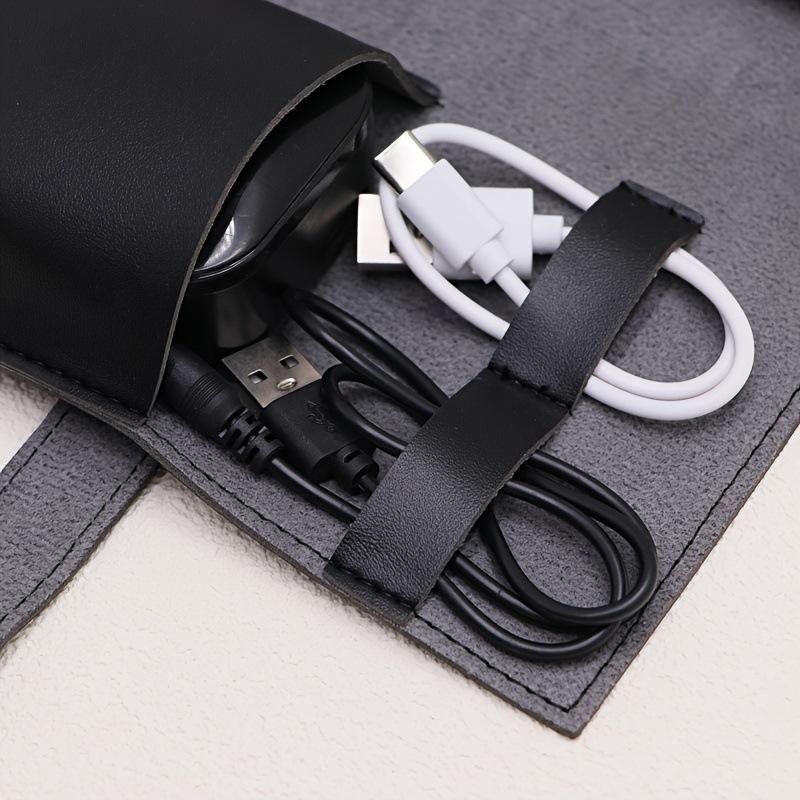 1pc PU Leather Multi-Compartme - Tech Woven Accessories ulasan dan harga