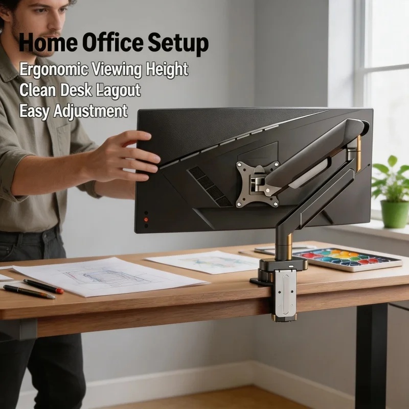 Single Monitor Mount Bracket f - Monitor Arm Single ulasan dan harga