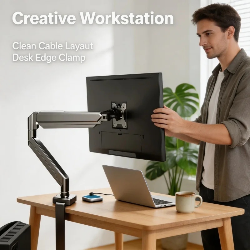 Single Monitor Mount Bracket f - Monitor Arm Single ulasan dan harga